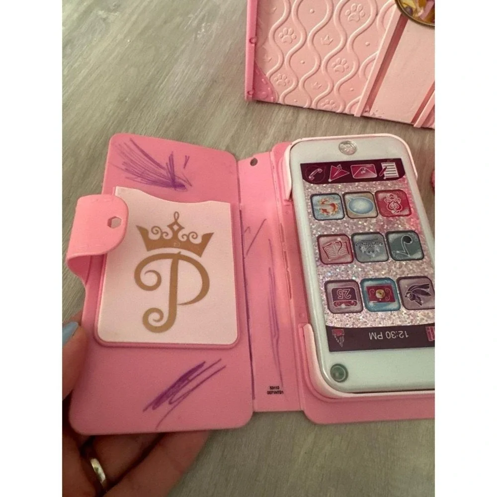 Disney‎ Princess Toy Purse Backpack Phone Water Bottle Card Set Pink Girls